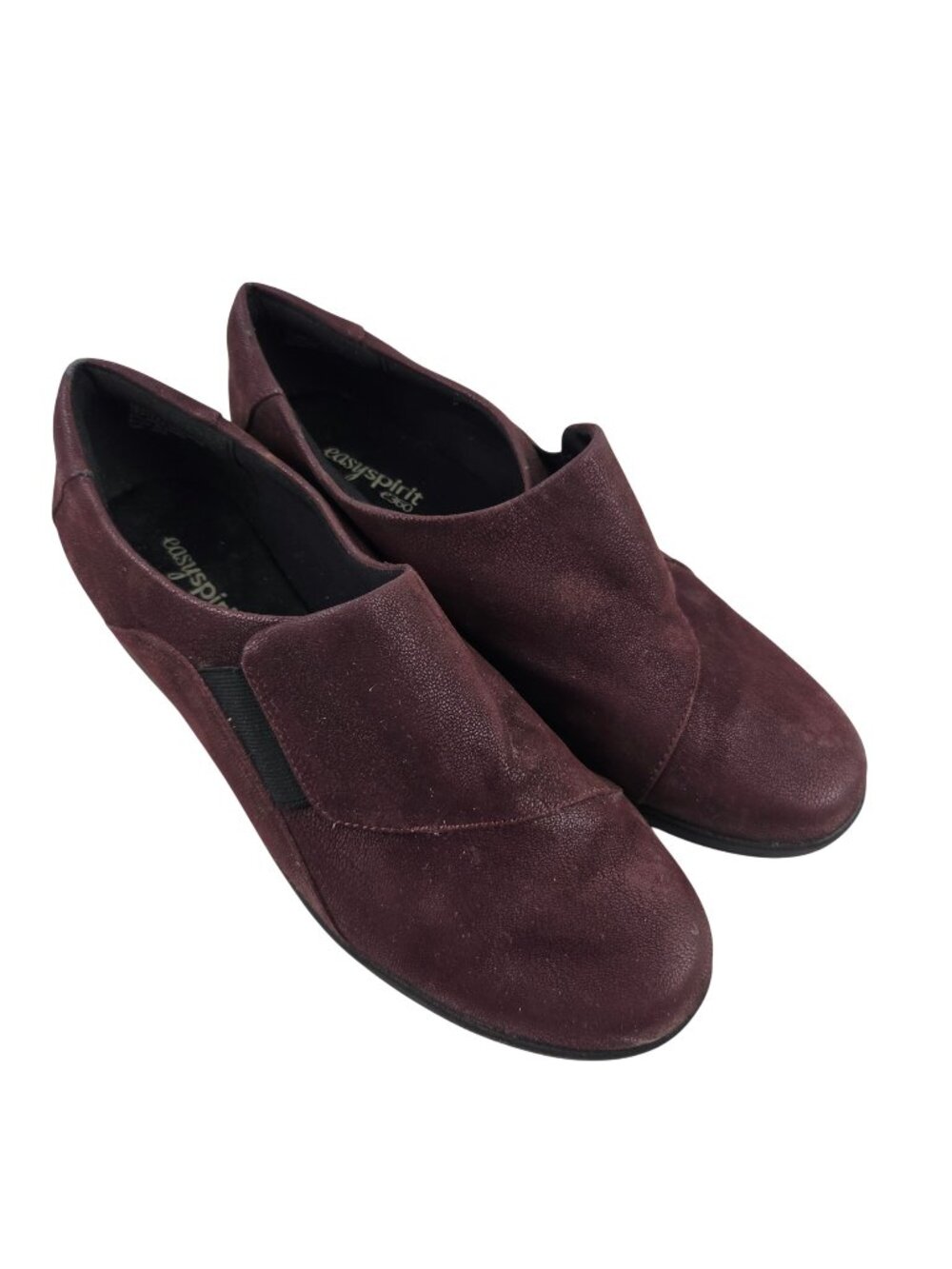 Easy Spirit E360 Eskelt Loafers Womens Slip On Burgundy Shoes 9M Textile Upper